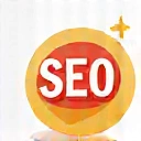 Abstraktní ikona reprezentující SEO